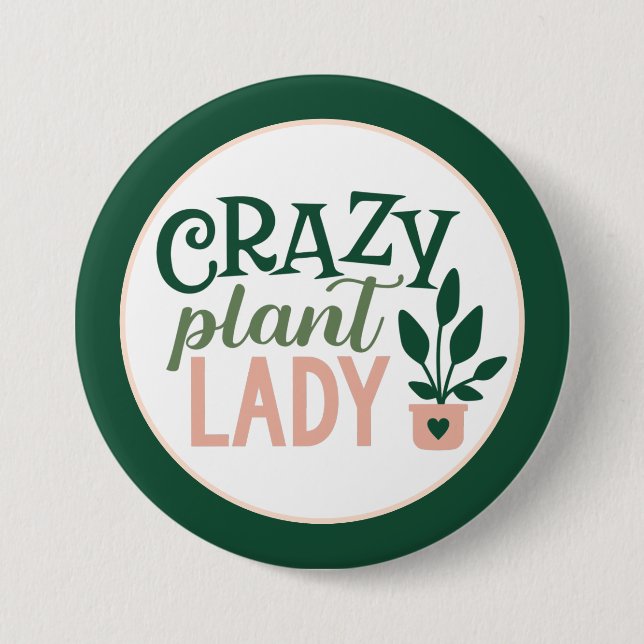Pflanze Garden Nature Button (Vorderseite)