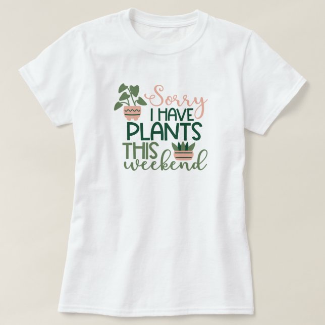 Pflanze Garden Nature T - Shirt (Design vorne)