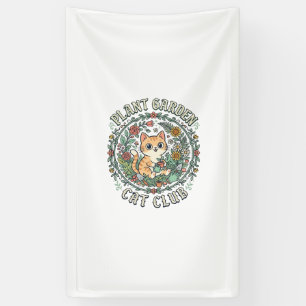 Pflanze Garten Katze Lustige Katzenliebhaber Desig Banner
