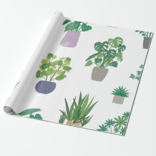 Pflanze Geschenkpapier