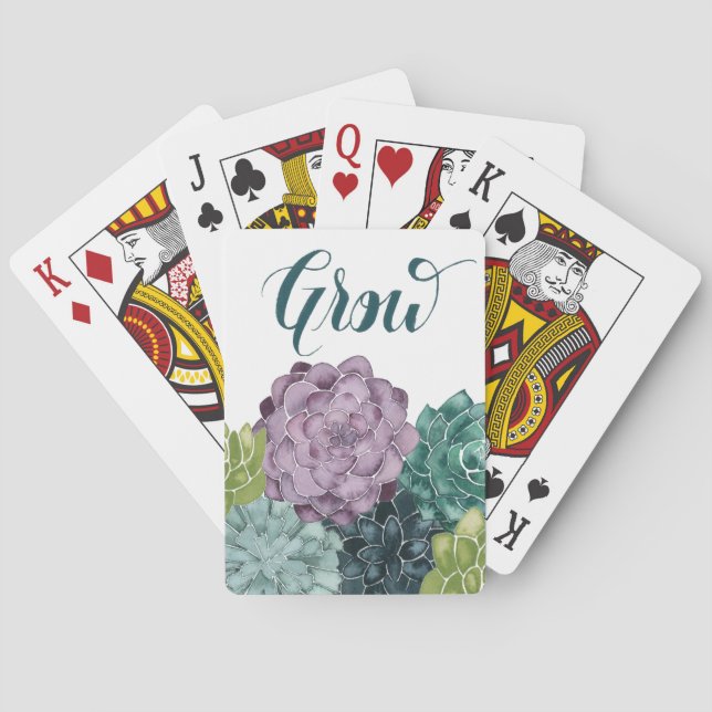 Pflanze Glück | Liebe der Ernte Spielkarten (Rückseite)