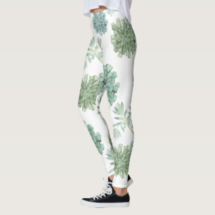 Pflanze Glück   Muster Leggings