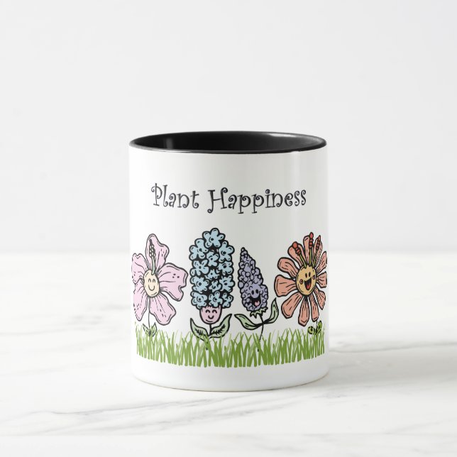 Pflanze Glück Tasse (Zentrum)