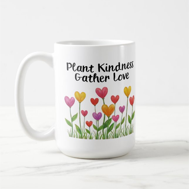 Pflanze Güte Sammle Liebe Valentinstag Muttertag  Kaffeetasse (Links)