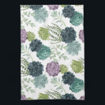 Pflanze Happiness Collection Sukkuläres Muster Geschirrtuch<br><div class="desc">Genießen Sie dieses niedliche und kreative Muster auf einem Produkt oder einer Tapete,  um die Welt um Sie herum zu erweitern und zu erweitern. Künstler: Grace Popp</div>