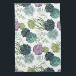 Pflanze Happiness Collection Sukkuläres Muster Geschirrtuch<br><div class="desc">Genießen Sie dieses niedliche und kreative Muster auf einem Produkt oder einer Tapete,  um die Welt um Sie herum zu erweitern und zu erweitern. Künstler: Grace Popp</div>