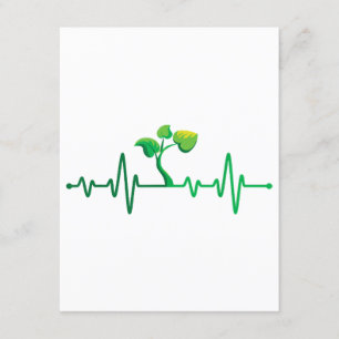 Pflanze Heartbeat - Botany Botanist Gardens Pflanz Begleitkarte