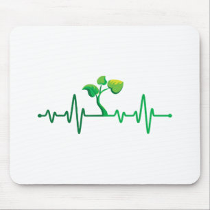 Pflanze Heartbeat - Botany Botanist Gardens Pflanz Mousepad