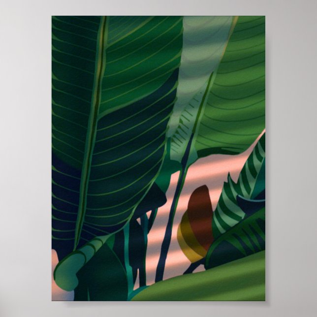 Pflanze Illustration Poster (Vorne)