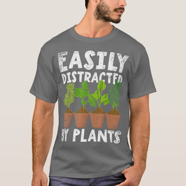 Pflanze im Gartenbau T-Shirt (Vorderseite)