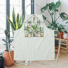 Pflanze im tropischen Haus Schürze