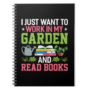 Pflanze in meinem Garten und Bücher lesen