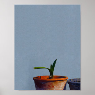 Pflanze in Pot Poster