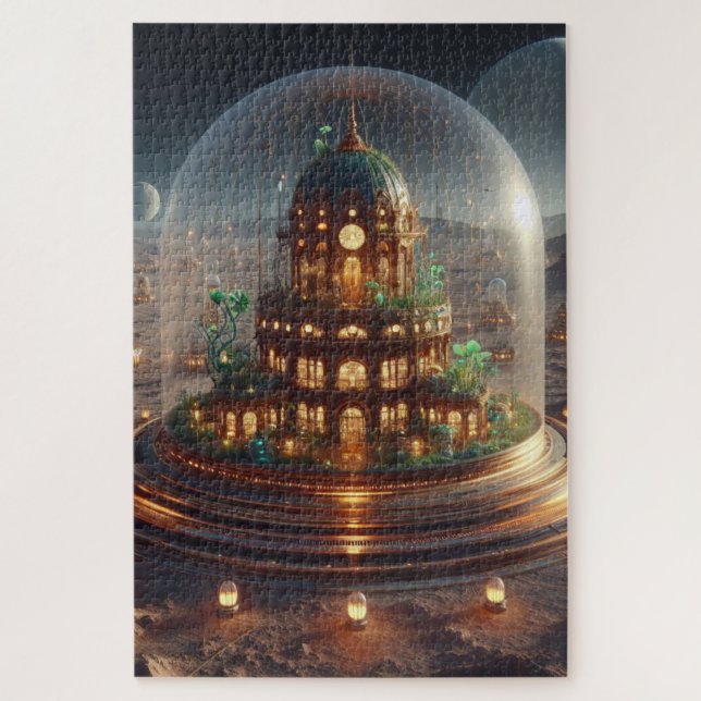 Pflanze Jewel Box Fantasy Art Puzzle (Vertikal)