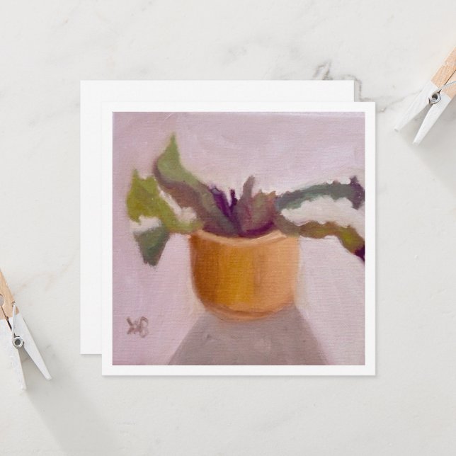 Pflanze Karte (Vorderseite/Rückseite Beispiel)