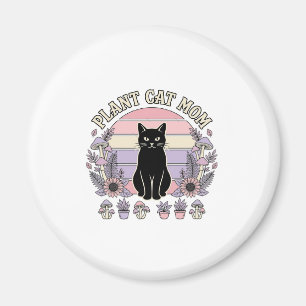 Pflanze Katze Mama Katze Pflanzen Cottagecore Vint Magnet