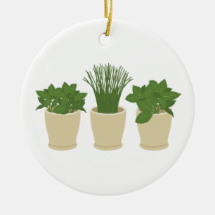 Pflanze Keramik Ornament