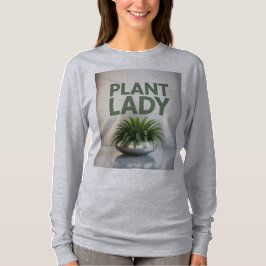 Pflanze Lady Fern Silver Pot T - Shirt