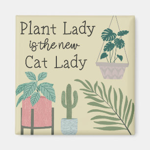Pflanze Lady Magnet