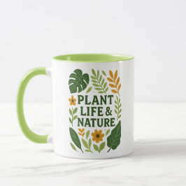 Pflanze Leben & Natur - Botanisches Design Tasse