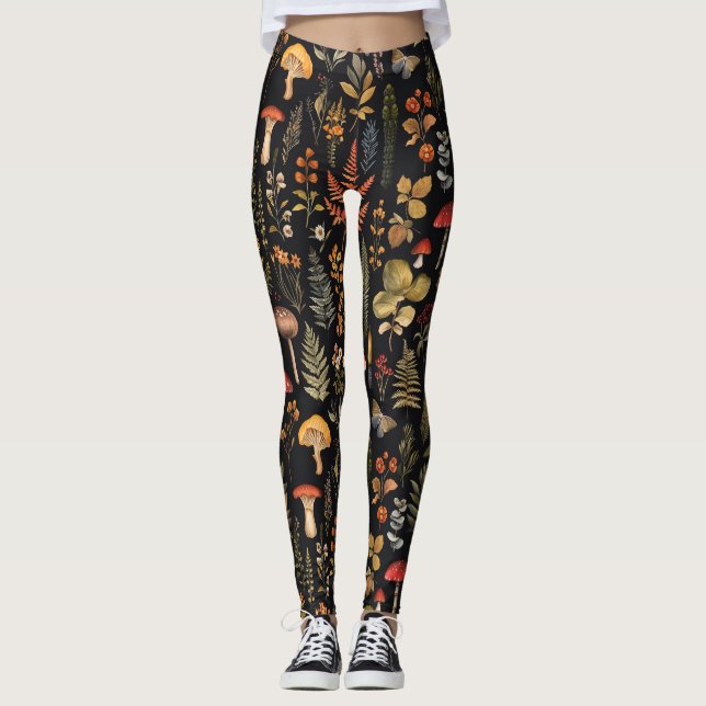 Pflanze Leggings (Vorderseite)