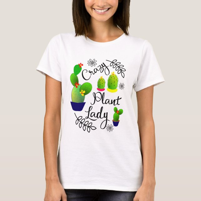 Pflanze liebt Fun Cactus succulent T-Shirt (Vorderseite)