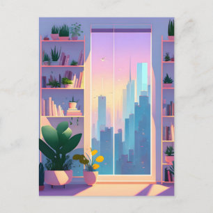 Pflanze Lover Apartment, Postüberquerung Postkarte