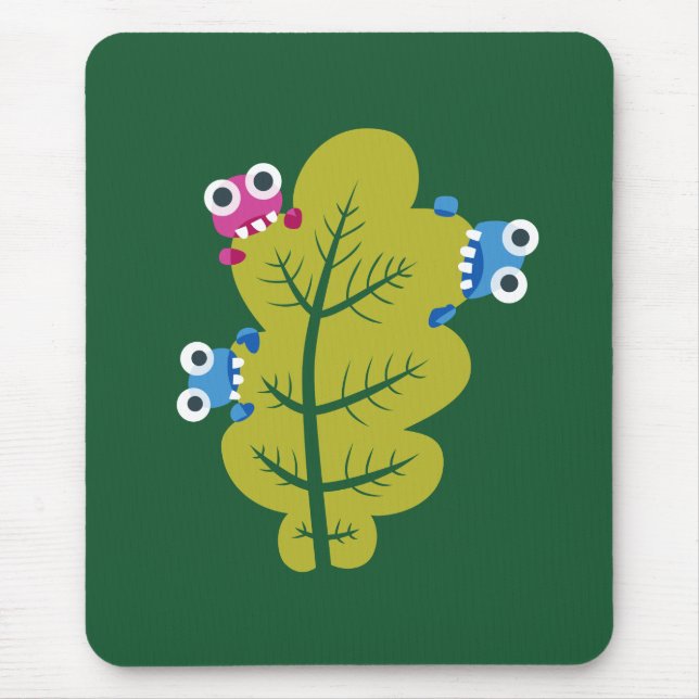 Pflanze Lover Kawaii Niedlich Funny Mousepad (Vorne)