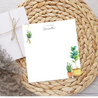 Pflanze Lover Pflanze des Wasserfarbenhauses Perso