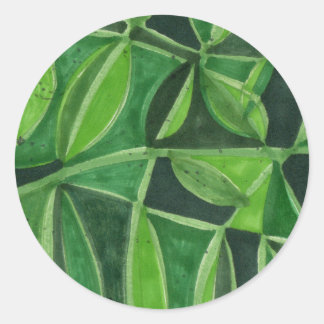 Pflanze Lovers Unite Runder Aufkleber