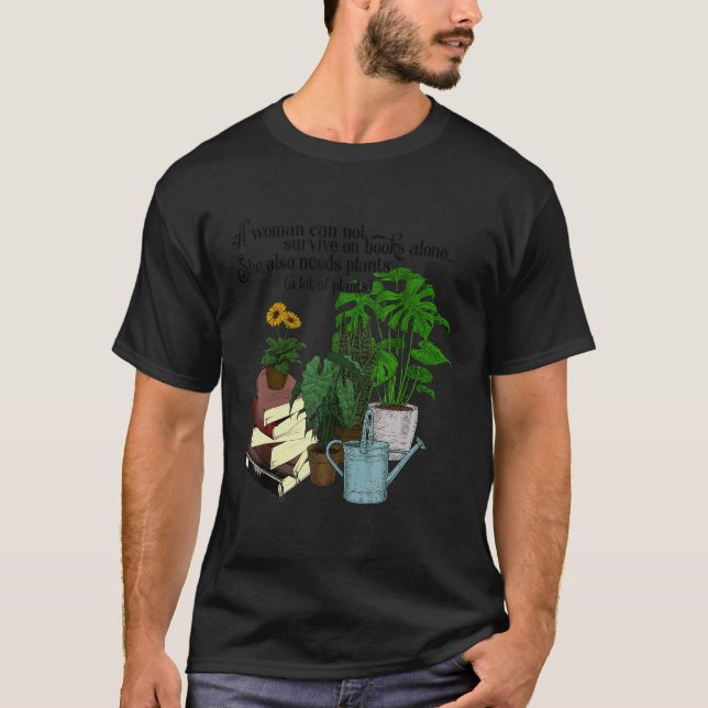 Pflanze machen die Menschen glücklich beim Gartenb T-Shirt (Vorderseite)