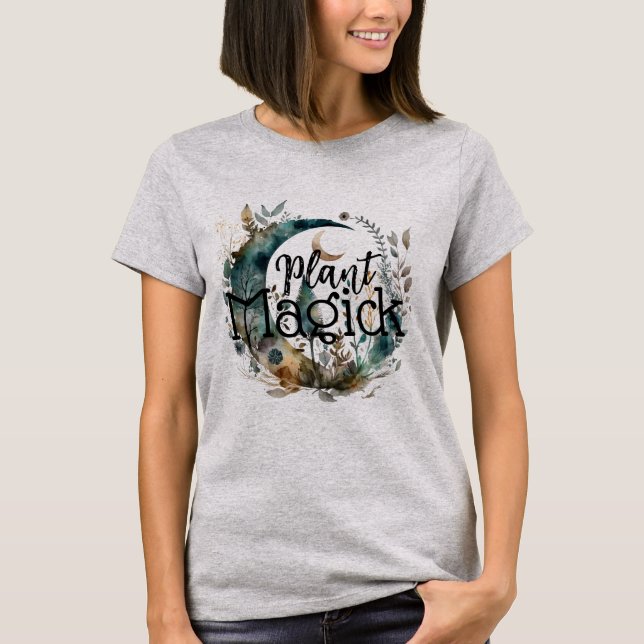 Pflanze Magick T-Shirt (Vorderseite)