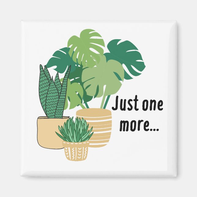 Pflanze Magnet nur noch eine Pflanze (Vorne)