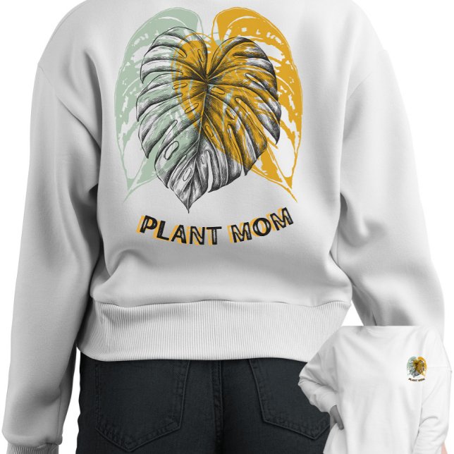 Pflanze Mama" Ästhetischer Muttertag Sweatshirt (Von Creator hochgeladen)