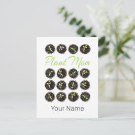 Pflanze Mama Garden Blume Hobby Gardener oder Flor Feiertagspostkarte