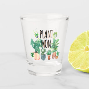 Pflanze Mama - Gartenbau, Planergeschenk für Mama Schnapsglas