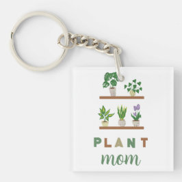 Pflanze Mama Geschenk tropische Vegetation Schlüsselanhänger