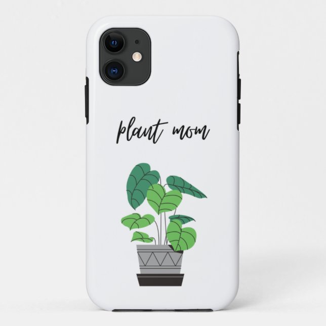 Pflanze Mama iPhone Case (Rückseite)
