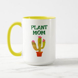Pflanze Mama Kaffee Tasse Geschenk mit niedlichen