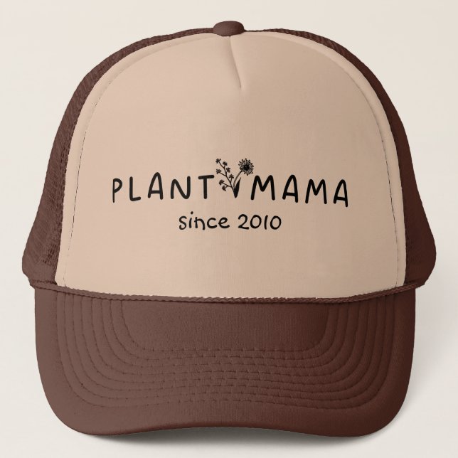Pflanze Mama Mother's Day Custom Gift Truckerkappe (Vorderseite)