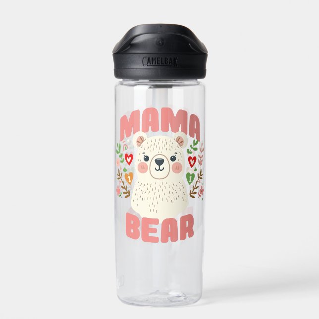 Pflanze Mama Niedlich Mütter Tag Mütter Leben Trinkflasche (Rückseite)