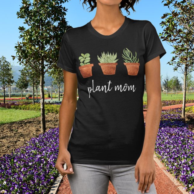 Pflanze Mama Niedlich Sukkuline T-Shirt (Von Creator hochgeladen)