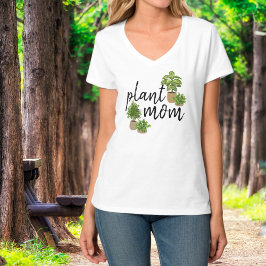 Pflanze Mama Potted Pflanze T - Shirt