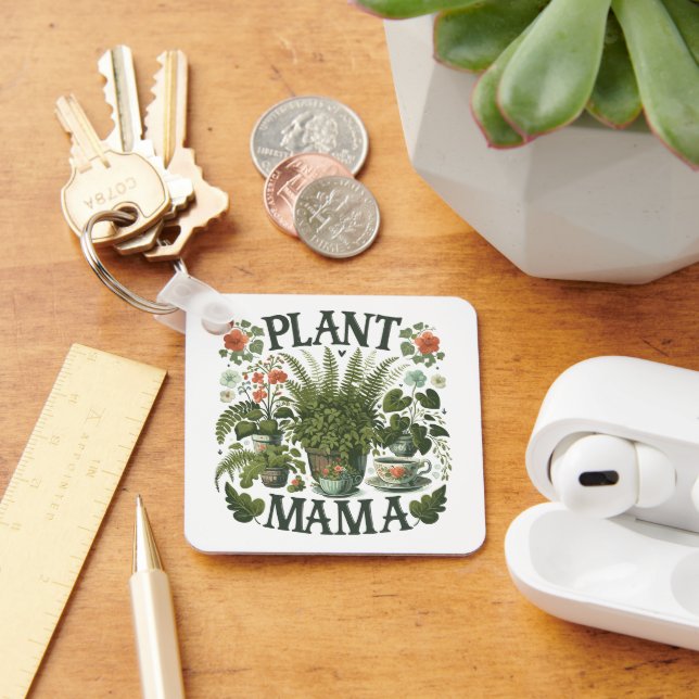 Pflanze Mama Schlüsselanhänger (Schreibtisch)