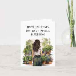 Pflanze Mama Valentinstag Feiertagskarte