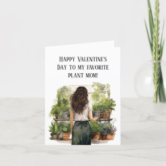Pflanze Mama Valentinstag Feiertagskarte