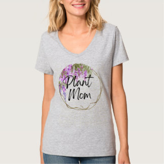 Pflanze Mama Wisteria Kronrahmen T-Shirt