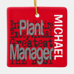 Pflanze Manager Extraordinaire CUSTOM Keramikornament