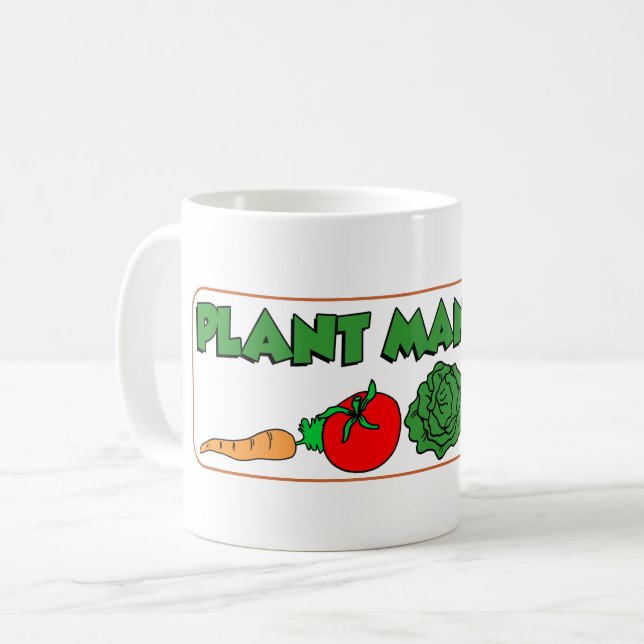 Pflanze Manager Gartenbau Kaffeetasse (Vorderseite Links)