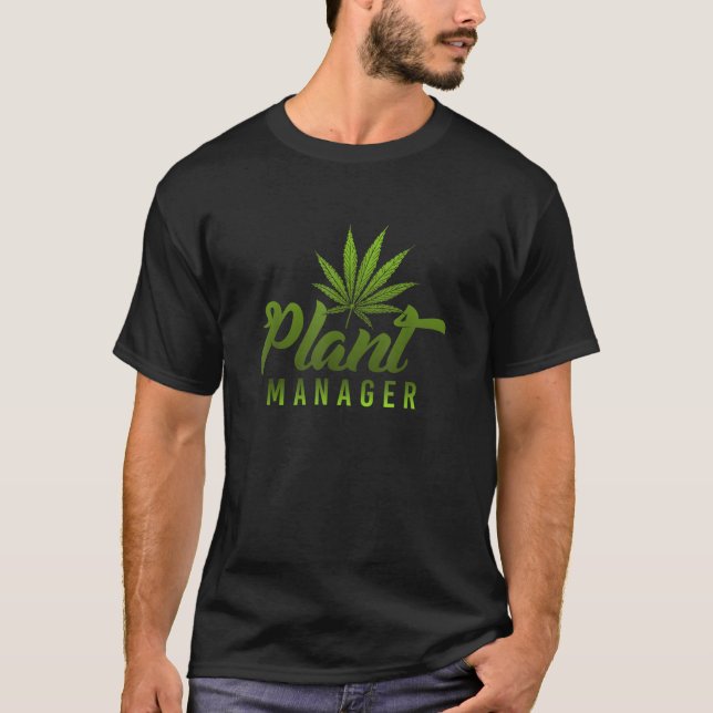 Pflanze-Manager-Geschenk Indoor-Pflanze T-Shirt (Vorderseite)